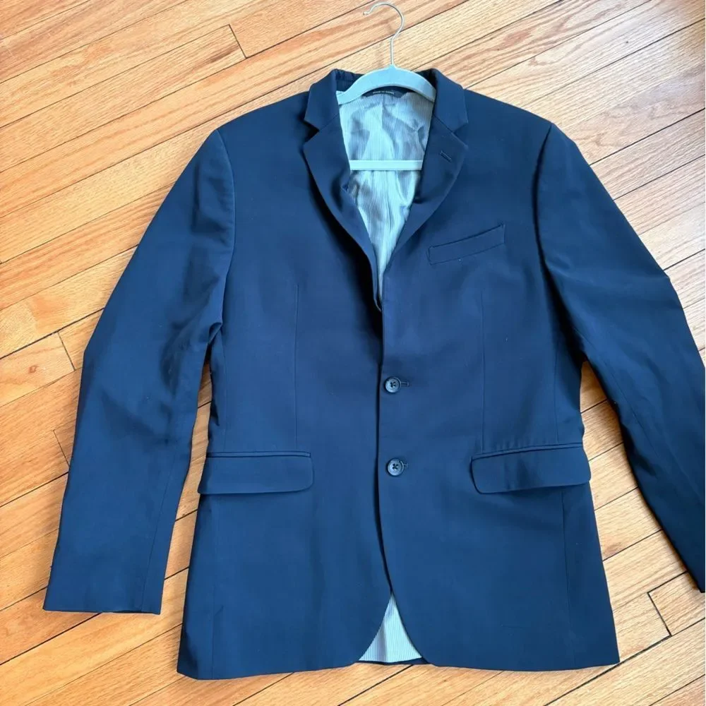 Banana Republic Men’s Dark Navy Slim Fit Blazer Modern Fit Suit Jacket Business